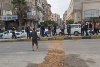 محافظة بورسعيد: تم التعامل السريع مع الهبوط الأرضى أمام المستشفى العسكري بشارع ٢٣ يوليو