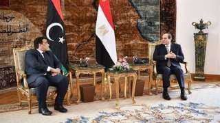المنفي يثمن دور مصر بقيادة السيسي لاستعادة الأمن والاستقرار في ليبيا
