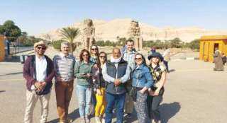 وفد صحفى أوكرانى يزور المناطق السياحية والأثرية فى مصر