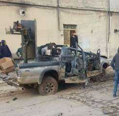 انفجار يستهدف سيارة عسكرية لقوات موالية لتركيا في مدينة إعزاز شمالي سوريا