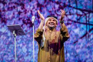 حسين الجسمي يستقبل العام الجديد 2022 في أبوظبي