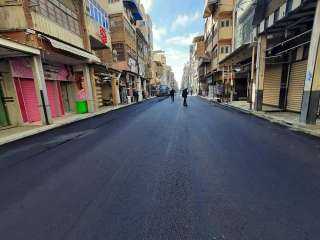محافظ بورسعيد: رصف شارع أسوان بنطاق حى المناخ بالطبقة السطحية