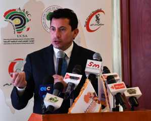 وزير الشباب والرياضة يشهد تدشين الأكاديمية الإفريقية للطب الرياضي بمصر