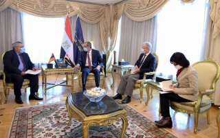 عمرو طلعت يستقبل سفير أرمينيا فى القاهرة لبحث تعزيز التعاون بين البلدين