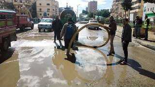 رئيس مدينة أبشواي: تدخل سريع لكسح وشفط تراكمات مياه الأمطار