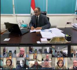 نائب وزير الإسكان ونائب محافظ الإسكندرية يتابعون الإجراءات الخاصة بمنظومة إدارة مياه الأمطار بالإسكندرية