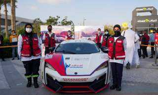 ”إسعاف دبي” تدشن أغلى وأسرع سيارة إسعاف بالعالم في مقر إكسبو 2020 دبي