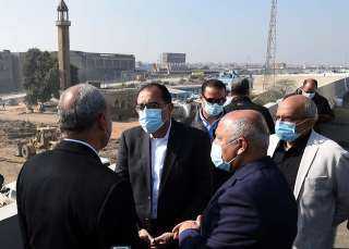 رئيس الوزراء يتفقد اللمسات النهائية للانتهاء من توسعة وتطوير القوس الشمالي للطريق الدائري حول القاهرة الكبرى