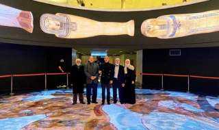 الرئيس اليمني الأسبق يزور المتحف القومي للحضارة المصرية