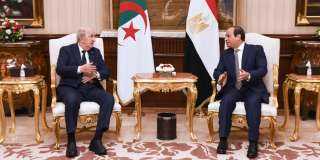 الانباء الكويتية تبرز تأكيد الرئيس السيسى على العلاقات الأخوية بين مصر والجزائر