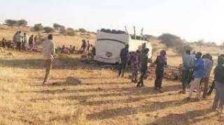 10 قتلى و30 جريحا إثر اصطدام حافلتي ركاب في السودان