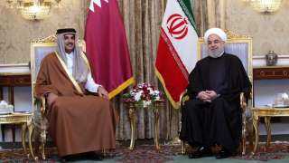 أمير قطر يستقبل الرئيس الإيراني في أول زيارة له إلى دولة خليجية