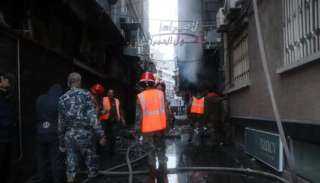 سانا: وفاة 11 شخصا في حريق بمركز لاميرادا التجاري بدمشق