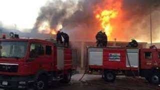 الحماية المدنية تسيطر على حريق نشب داخل مصنع مراتب بالبدرشين
