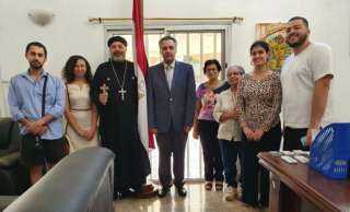السفير المصري في لومي يستقبل المسئول عن الكنيسة القبطية الأرثوذكسية المصرية في توجو