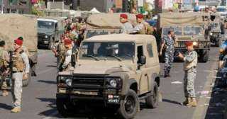 الجيش اللبنانى: القبض على 391 شخصا وضبط 59 سلاحا حربيا خلال الشهر الماضى