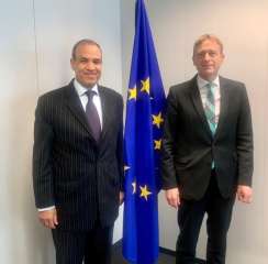 سفير مصر في بروكسل يتناول عدد من الملفات مع مسئولي الاتحاد الأوروبي ونواب البرلمان الأوروبي
