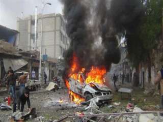 انفجار سيارة مفخخة في ريف حلب بسوريا