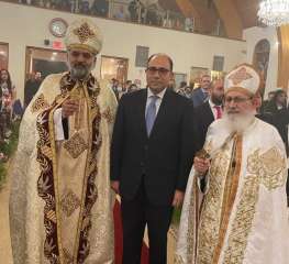 سفير مصر فى كندا يشارك في قداس عيد القيامة وينقل تهنئة رئيس الجمهورية إلى أقباط المهجر