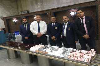 إحباط تهريب أدوات ومستحضرات تجميل من مطار القاهرة