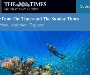 موقع جريدة  The Times  البريطانية يختار المقصد السياحي المصري ضمن سبعة مقاصد سياحية