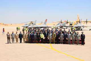 القوات الجوية تحتفل بمرور ”40” عاماً على هبوط أول طائرة ” F16 ” بجمهورية مصر العربية