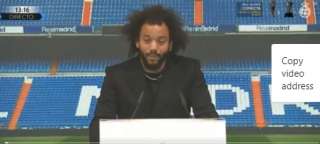 بالفيديو.. مارسيلو يبكي في مؤتمر وداعه لريال مدريد