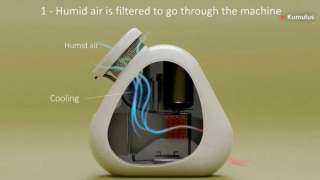 مهندسون تونسيون يبتكرون آلة تحوّل الهواء إلى مياه شرب