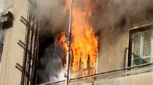 السيطرة على حريق شقة سكنية بأحد العقارات فى مدينة دمياط 