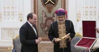 سلطان عمان يقيم مأدبة عشاء تكريما للرئيس السيسي