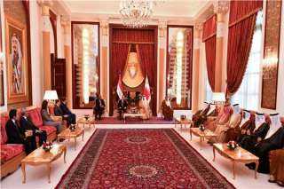 الرئيس السيسى يلتقى ولي العهد نائب القائد الأعلى رئيس مجلس الوزراء البحريني