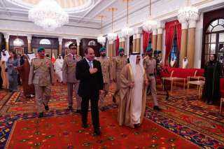 الرئيس السيسى يلتقى ملك المملكة البحرينية