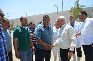 محافظ بورسعيد يتابع سير العمل بمجزر بورسعيد  ويشدد على الارتقاء بمستوى الخدمات  المقدمة