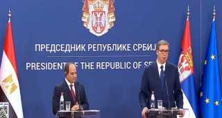 بث مباشر.. الرئيس السيسي ونظيره الصربي يشهدان التوقيع على عدد من الاتفاقيات