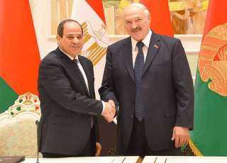 لوكاشينكو: بيلاروس جاهزة لتوسيع التعاون مع مصر