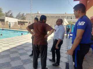 حملات علي حمامات السباحة بنوادي كفر الشيخ للتأكد من توافر السلامة والأمان