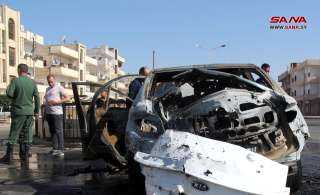 انفجار عبوة ناسفة بسيارة مدنية عند مدخل درعا الشمالي الشرقي بسوريا