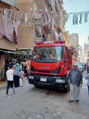 السيطرة على حريق نشب في عقار بالعصافرة بالإسكندرية