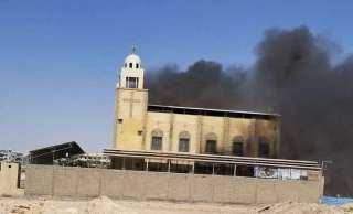 أصدرت الكنيسة الأرثوذكسية بيانا حول حريق كنيسة الأنبا بيشوي بالمنيا الجديدة