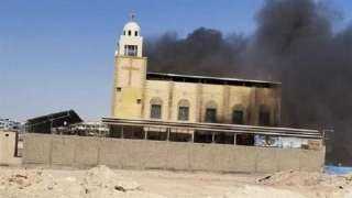متحدث الكنيسة يكشف أسباب حريق شب في كنيسة الأنبا بيشوي بالمنيا الجديدة