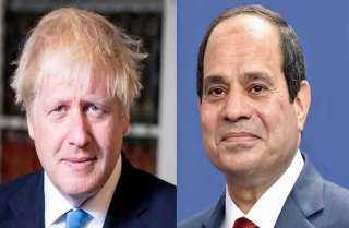 جونسون: مصر تحت قيادة الرئيس السيسى شريك مهم لبريطانيا فى الشرق الأوسط