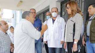 محافظ دمياط تفاجئ العاملين بمستشفى عزبة البرج