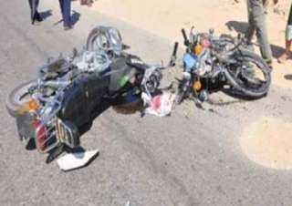 بالأسماء.. إصابة 4 أشخاص إثر حادث تصادم دراجتين بخاريتين في كفر الشيخ