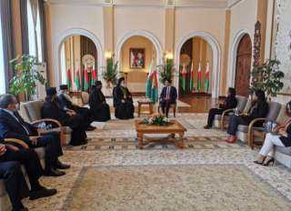 رئيس جمهورية مدغشقر يستقبل كلاً من السفير المصري وبطريرك الإسكندرية وسائر أفريقيا للروم الأرثوذكس