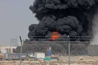 شرطة أبو ظبي تسيطر على حريق ناجم عن انفجار أسطوانة غاز بمنطقة المفرق