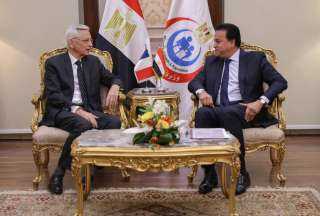 وزير الصحة يستقبل سفير فرنسا لدى مصر لبحث تعزيز التعاون بين البلدين في القطاع الصحي