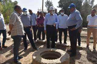 محافظ المنيا يتفقد أعمال صيانة ورفع كفاءة محطتي الصرف الصحي الرئيسية والفرعية بالمنطقة الصناعية