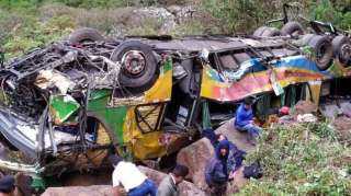 وفاة 25 شخصا فى حادث تحطم حافلة بولاية ”أوتاراخند” الهندية