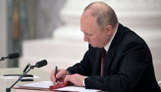بوتين يوقع قوانين يضم 4 مناطق أوكرانية