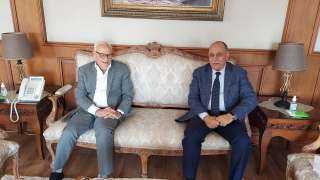 محافظ بورسعيد  يستقبل نائب رئيس الهيئة الاقتصادية